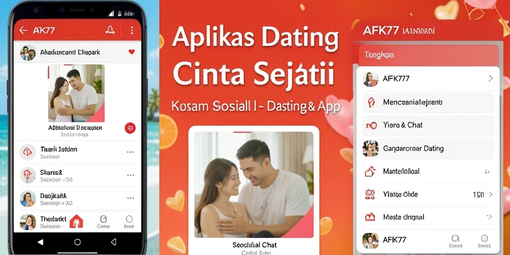 Tampilan antarmuka utama AFK77 menampilkan profil pengguna dan fitur canggih.