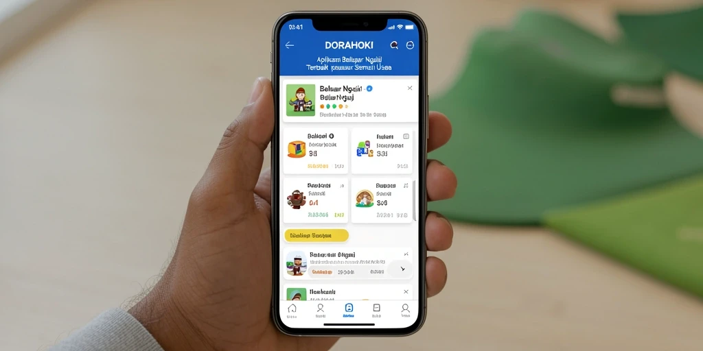 Antarmuka DORAHOKI yang ramah pengguna untuk belajar ngaji.