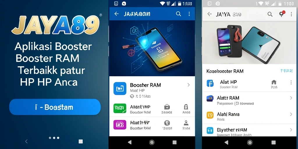 Tampilan antarmuka aplikasi JAYA89 yang sederhana dan fungsional.