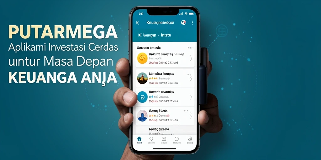 Tampilan antarmuka PUTARMEGA yang ramah pengguna untuk investasi.