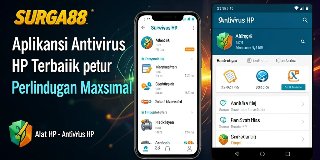 Antarmuka sederhana dan fungsional SURGA88 sebagai Antivirus HP.